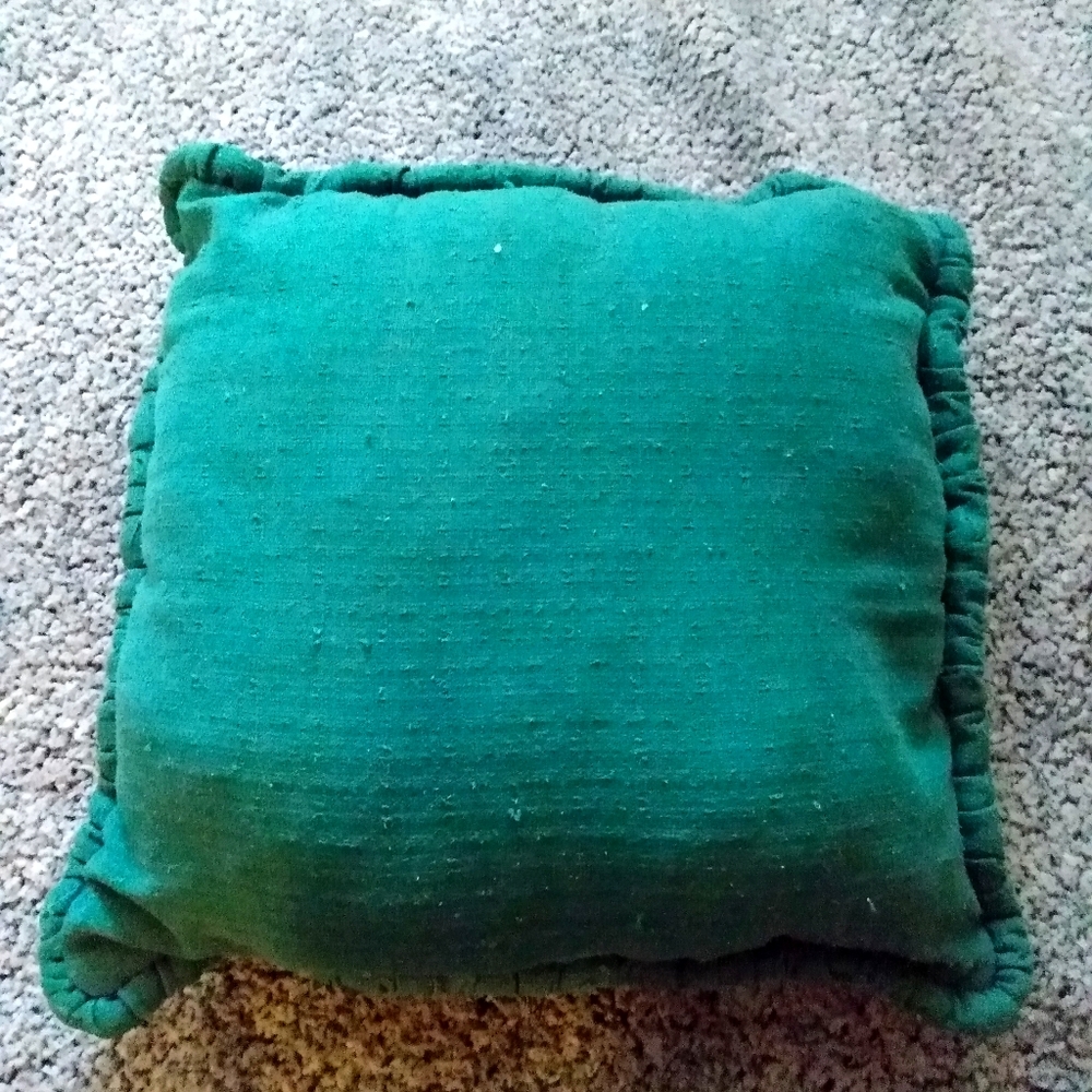 Green pillow